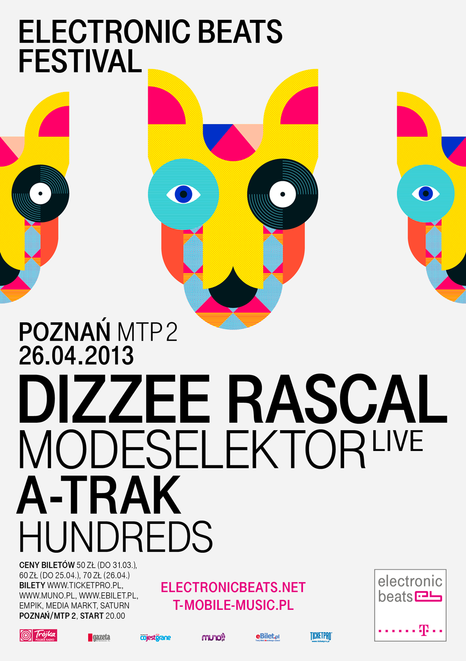 Electronic Beats Festival Poznań 2013: Hundreds to join A-Trak and Modeselektor