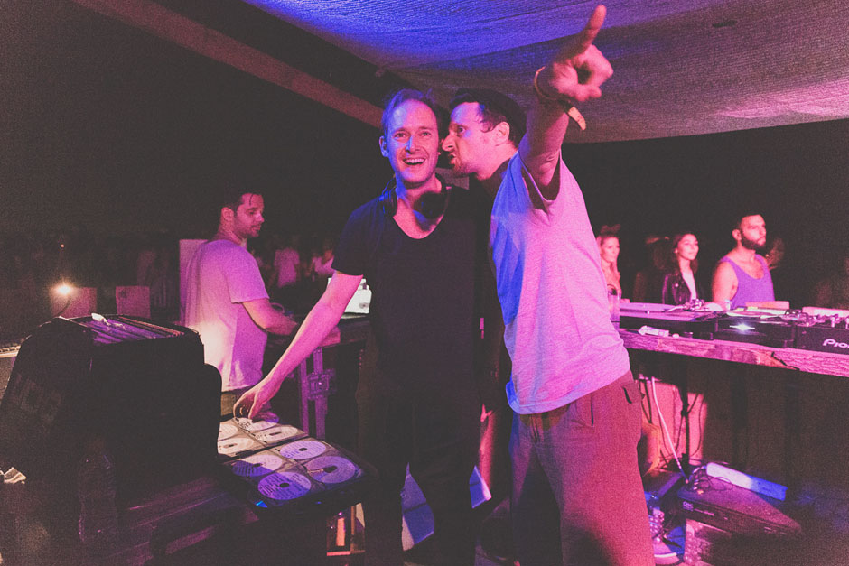 Michael Mayer (left)