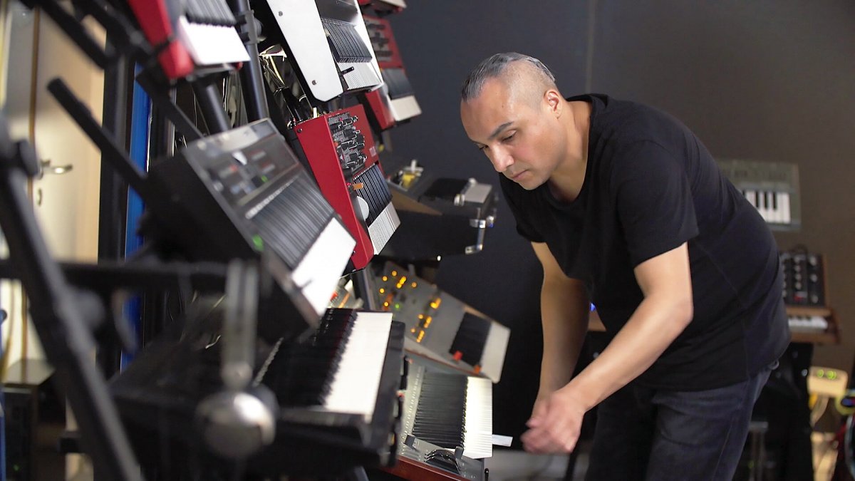 Anthony Rother in his studio.