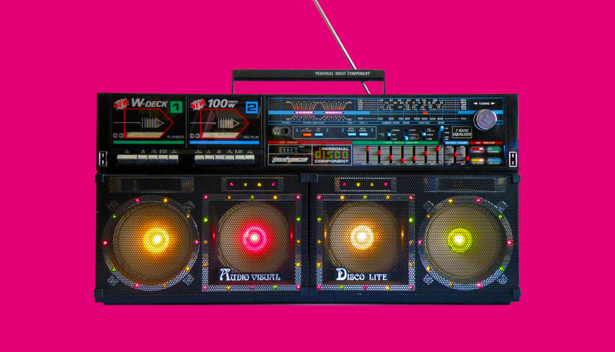 These Gnarly Videos Of Vintage Boomboxes Will Take You ...
 80s Boombox Panasonic