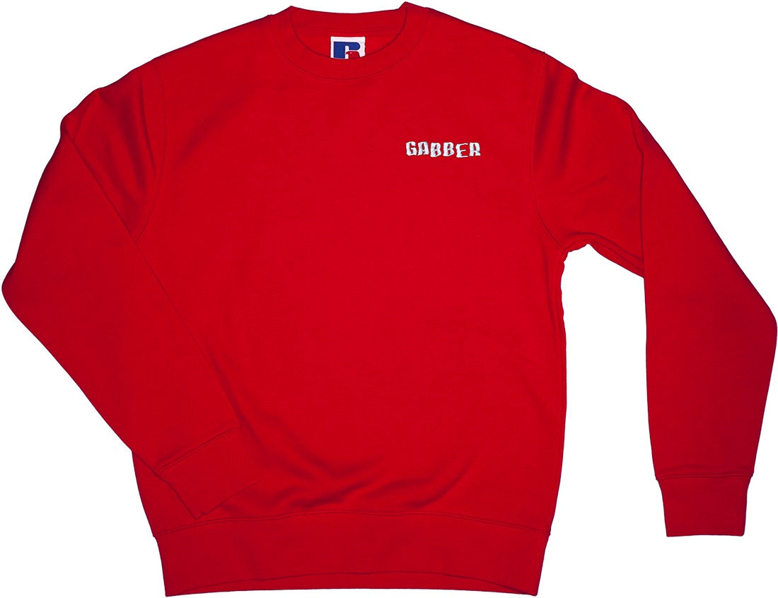 gabber sweatshirt cant decide