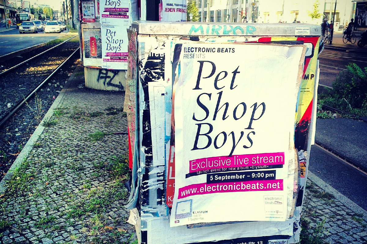 Pet Shop Boys Live Berlin Poster