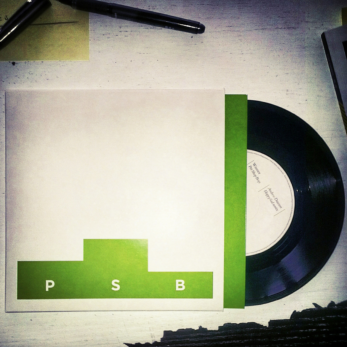 Pet Shop Boys Winner Andrew Dawson HappySad Remix 7-Inch Single Electronic Beats