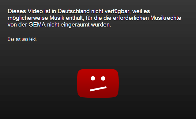 Youtube Has Finally Unblocked Gema Videos Telekom Electronic Beats