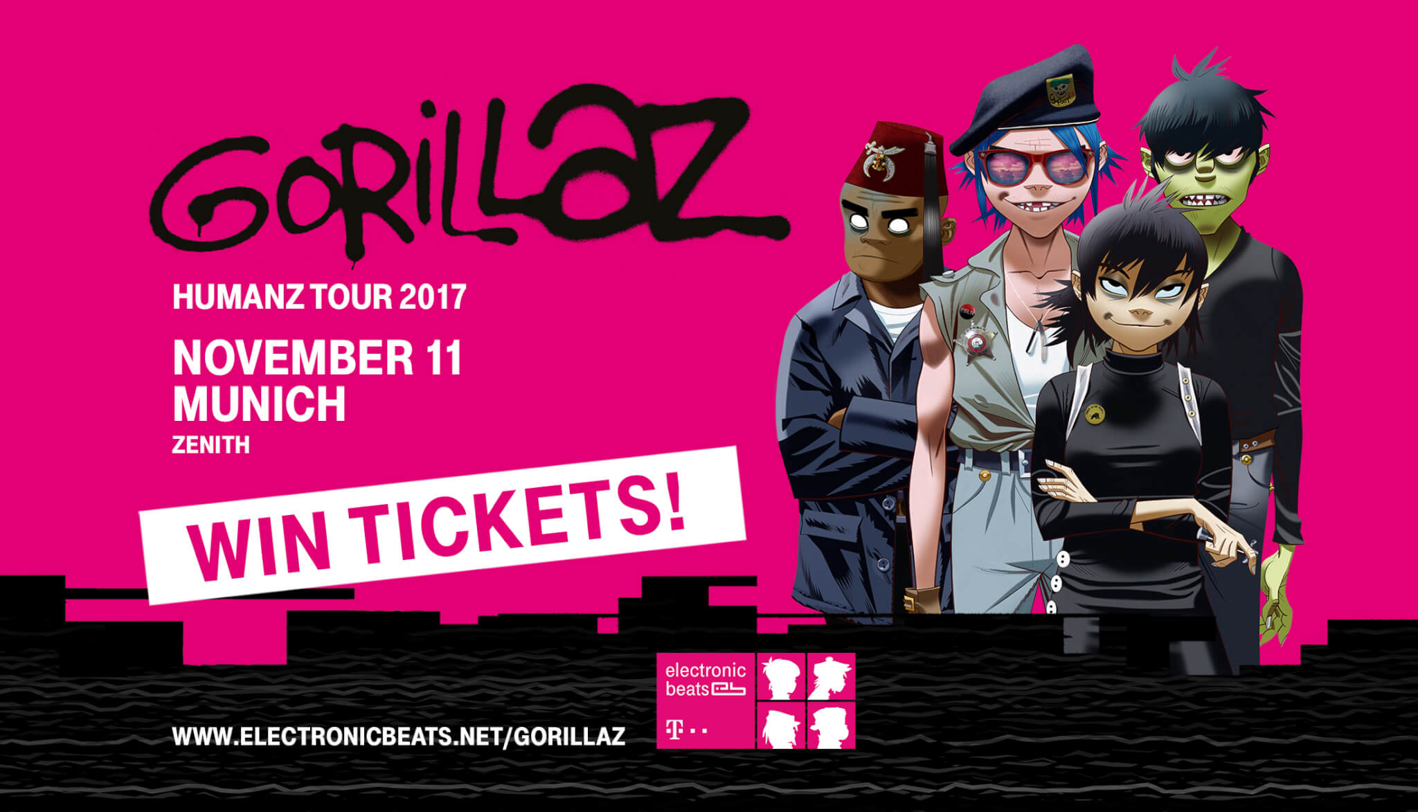 gorillaz tour deutschland 2024