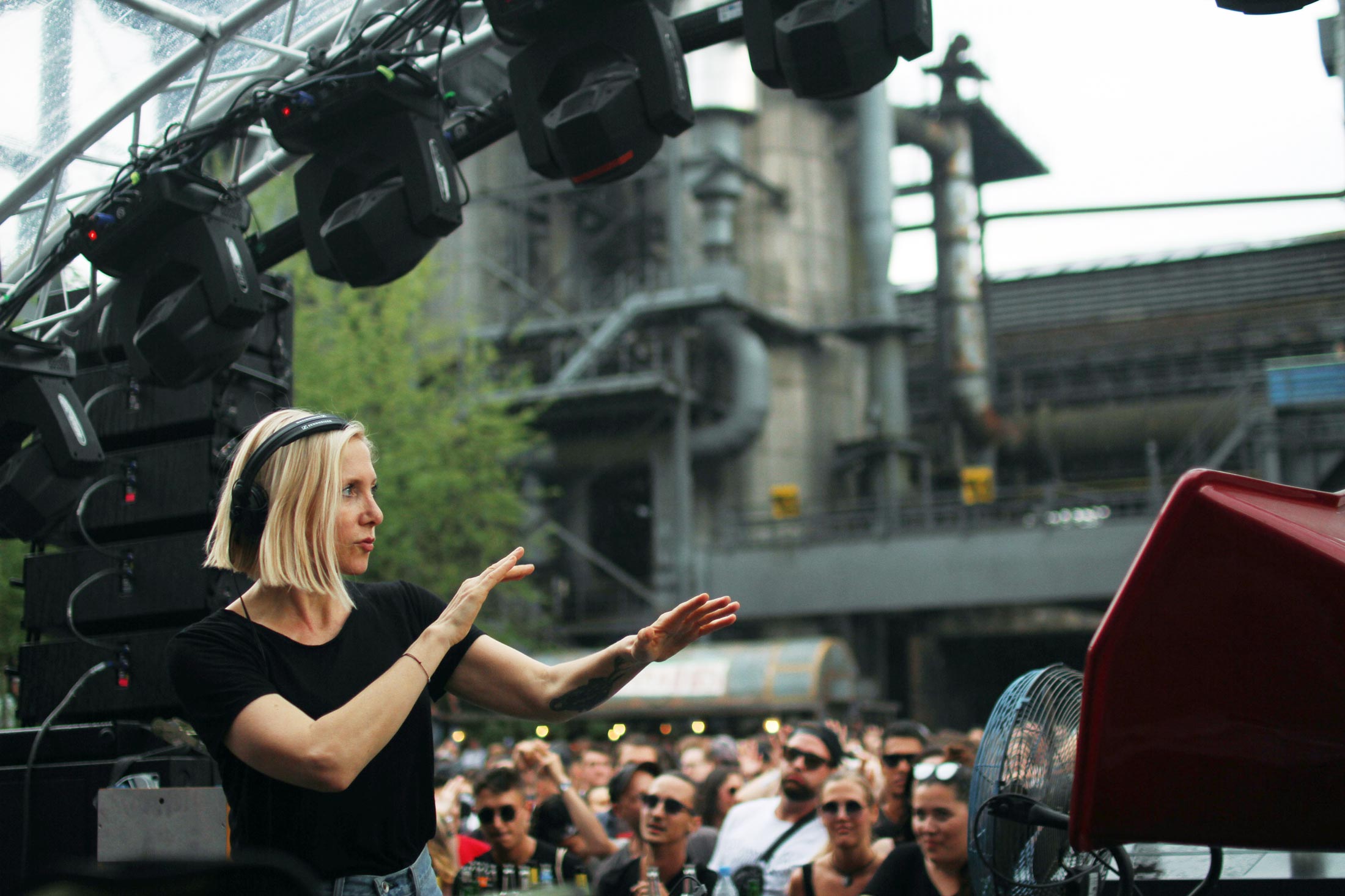TEB Clubnight Open Air Landschaftspark Duisburg The Third Room Studio Essen Ellen Allien Techno Party by Katharina Schaeffer