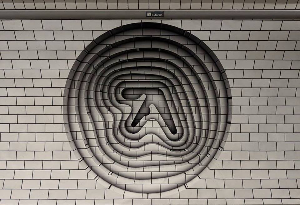 Mysterious 3D Aphex Twin Logos Have Appeared In London And Turin