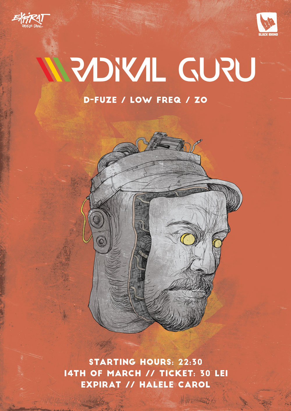 Radikal Guru (PL) @ Expirat. Poster de Robert Obert