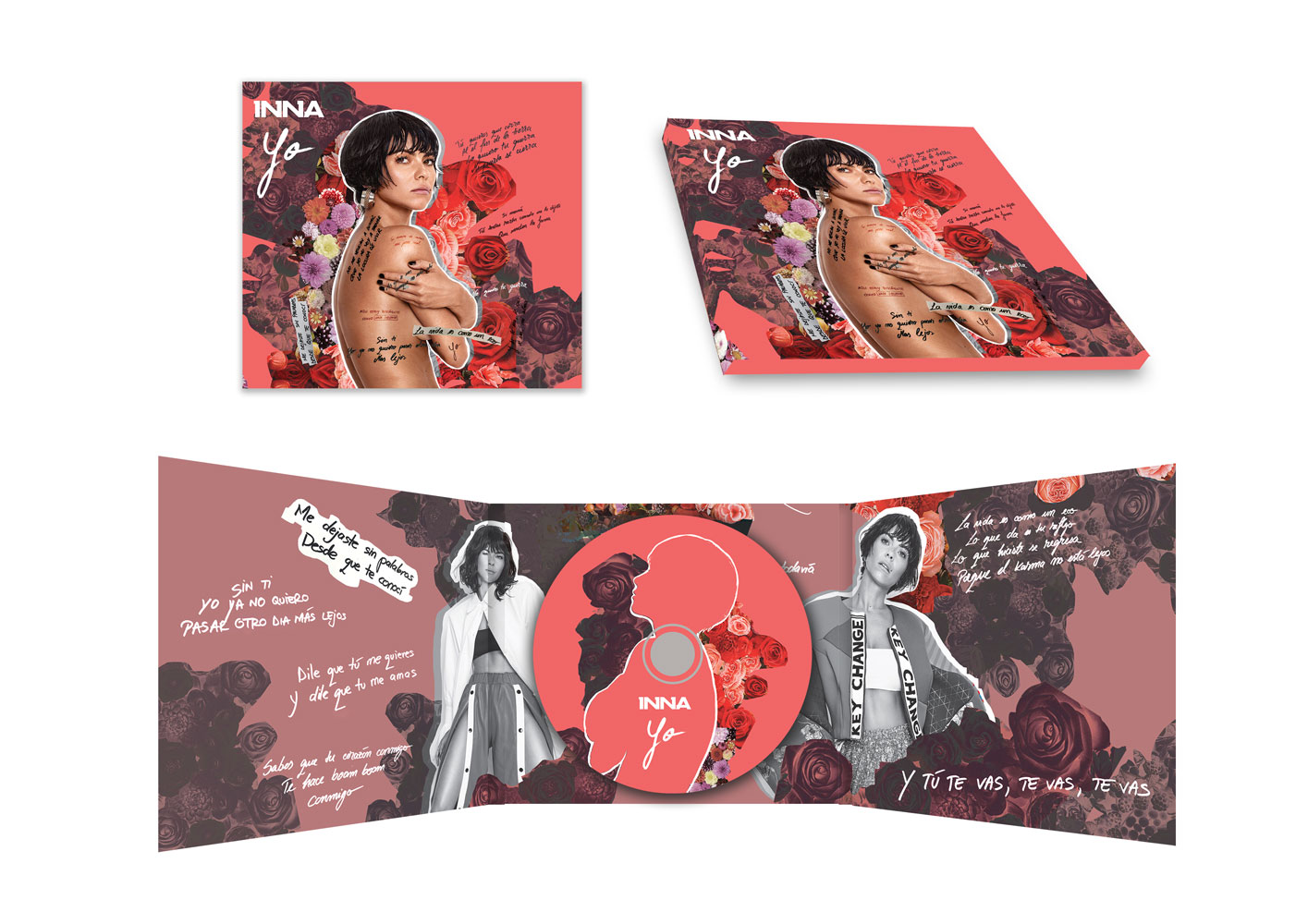 Mockup pentru albumul Yo de la INNA.