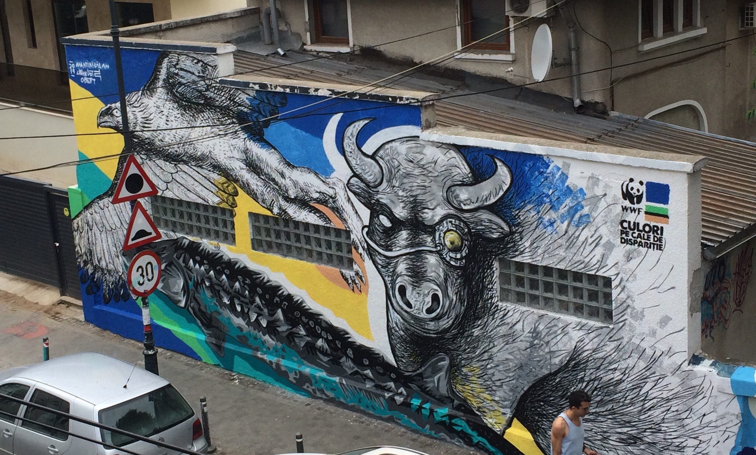 Murala „Culori pe cale de dispariție”