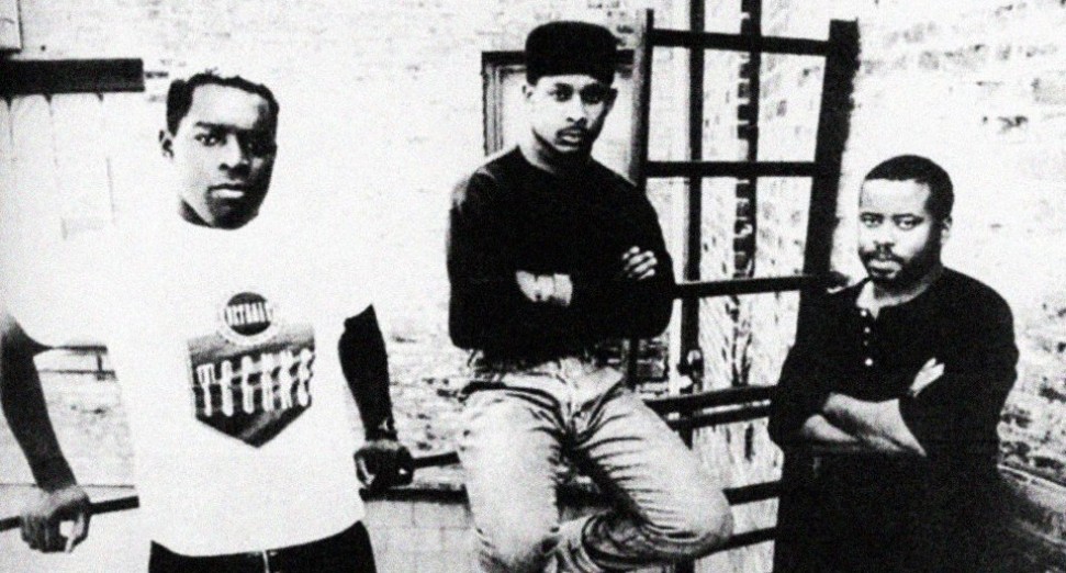 Belleville Three - de la stânga la dreapta - Kevin Saunderson, Derrick May și Juan Atkins